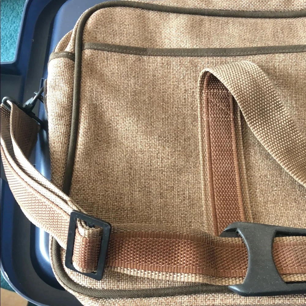 Pegasus Brown Canvas Travel Tote Bag by